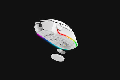 Razer Basilisk V3 Pro Kabellose Gaming Maus, 30K Sensor, HyperScroll, RGB, Weiss - Bestartikel-Shop