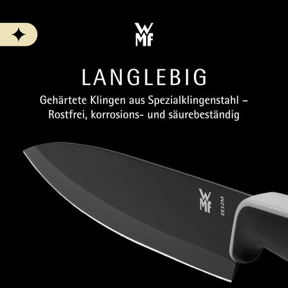 WMF Touch Messerset 2-teilig, bestehend aus Kochmesser und Gemüsemesser – Antihaft, Scharf, Ergonomisch, Schwarz - Bestartikel-Shop
