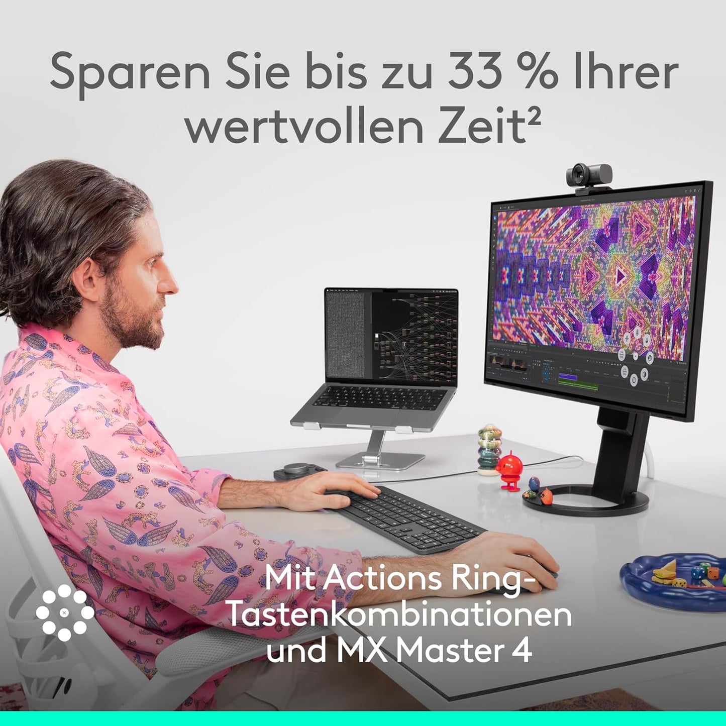 Logitech MX Master 4 Kabellose Maus, USB-C Laden, Bluetooth für Windows & macOS - Bestartikel-Shop