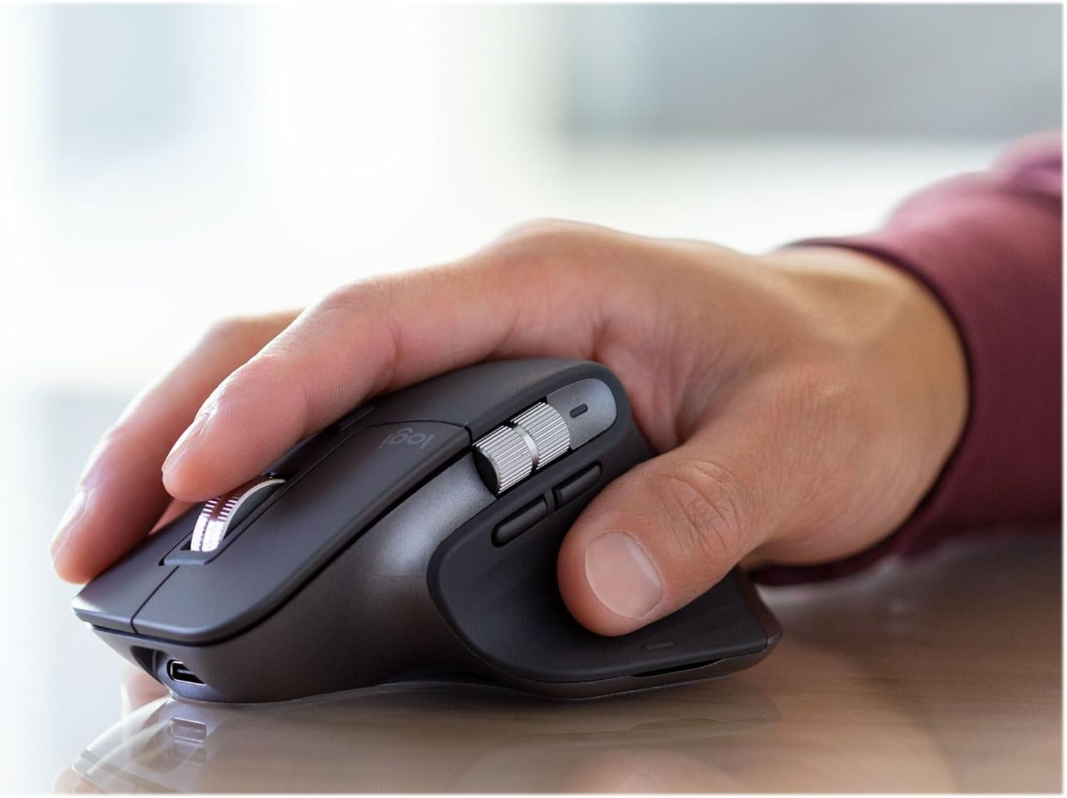 Logitech MX Master 3S for Business Maus, Quiet Clicks, 8K DPI, Bluetooth - Bestartikel-Shop