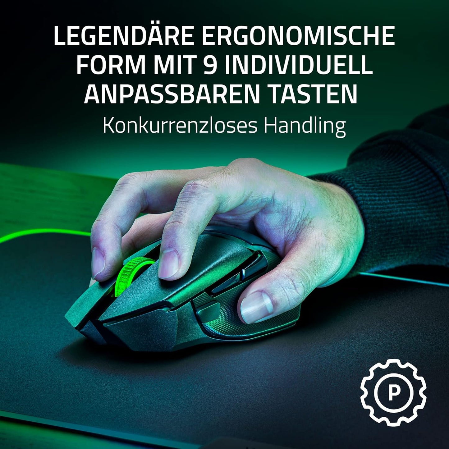 Razer Basilisk V3 X HyperSpeed - Kabellose Gaming-Maus