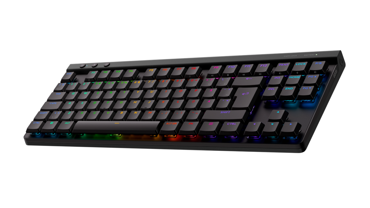 Logitech G515 LIGHTSPEED TKL Flache kabellose Gaming Tastatur – Nordic, Schwarz - Bestartikel-Shop