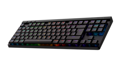 Logitech G515 LIGHTSPEED TKL Flache kabellose Gaming Tastatur – Nordic, Schwarz - Bestartikel-Shop