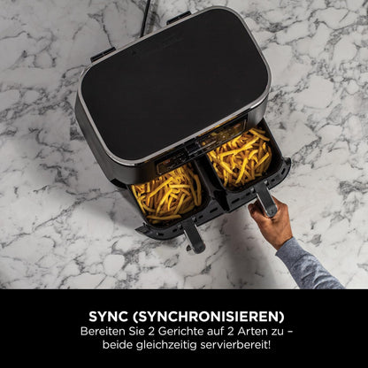 Ninja Foodi Dual Zone Digitale Heißluftfritteuse, AF300EU, 7,6L Airfryer schwarz - Bestartikel-Shop