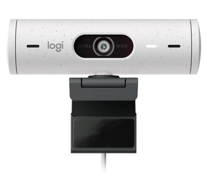 Gebraucht (Refurbished) - Logitech Brio 500 Full-HD mit Zeigemodus, Auto-Lichtkorrektur & Doppelmikrofon, grauweiß - Bestartikel-Shop