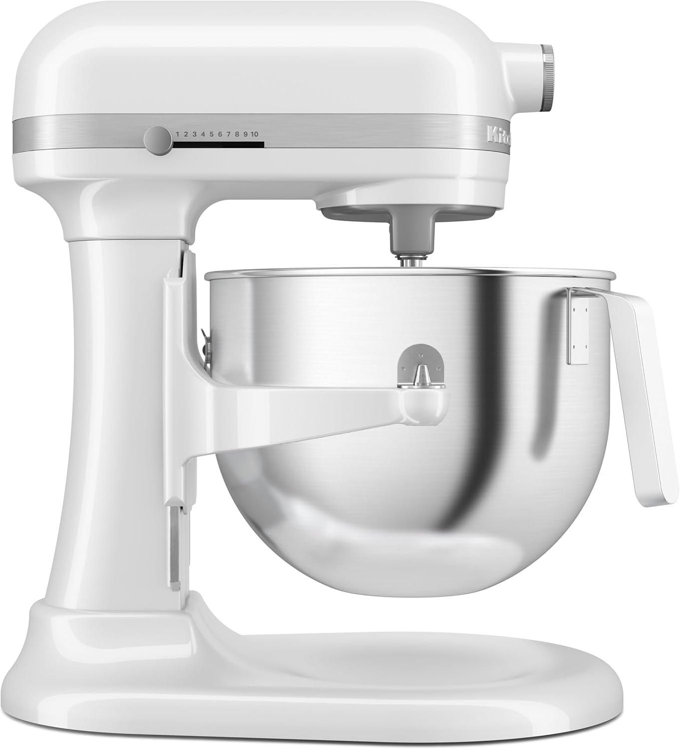 KitchenAid Küchenmaschine Artisan 6,6 L mit Schüsselheber – Kraft, Stil und Langlebigkeit, Weiss