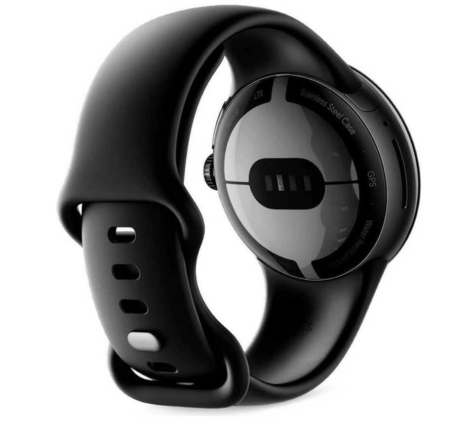 Google Pixel Watch LTE Edelstahlgehäuse Wifi/eSIM Google Smartwatch Android Schwarz - Bestartikel-Shop