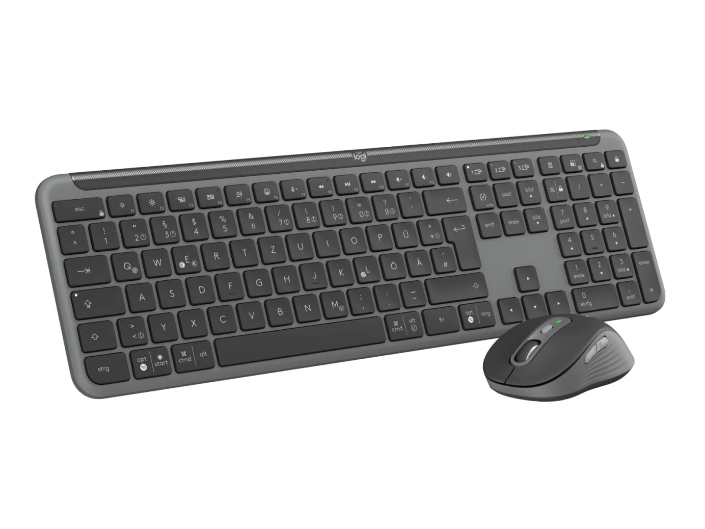 Logitech Signature Slim MK950 for Business kabelloses Tastatur-Maus-Set, QWERTZ - Bestartikel-Shop