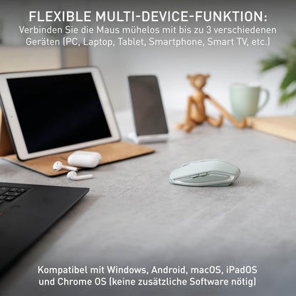CHERRY GENTIX BT, Bluetooth Maus mit Multi-Device Funktion, Grün - Bestartikel-Shop