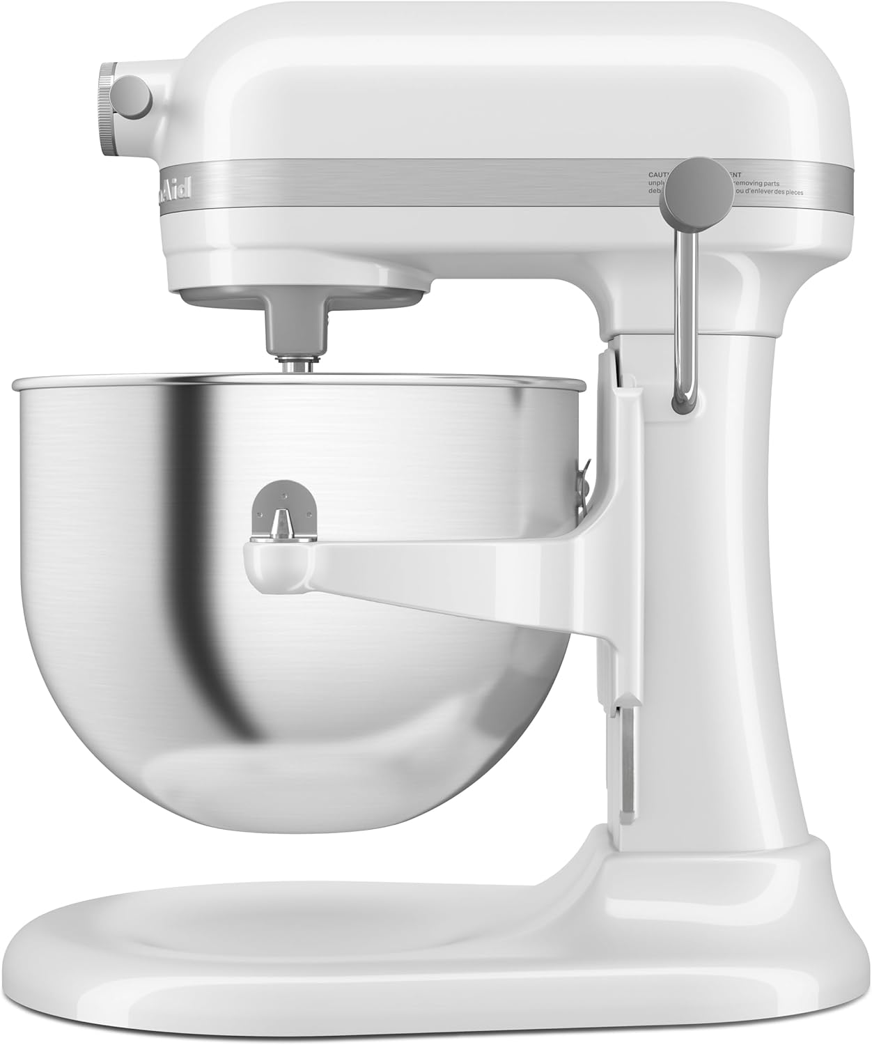 KitchenAid Küchenmaschine Artisan 6,6 L mit Schüsselheber – Kraft, Stil und Langlebigkeit, Weiss