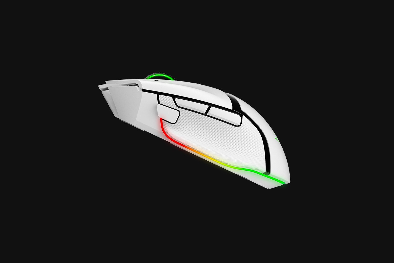 Razer Basilisk V3 Pro Kabellose Gaming Maus, 30K Sensor, HyperScroll, RGB, Weiss - Bestartikel-Shop