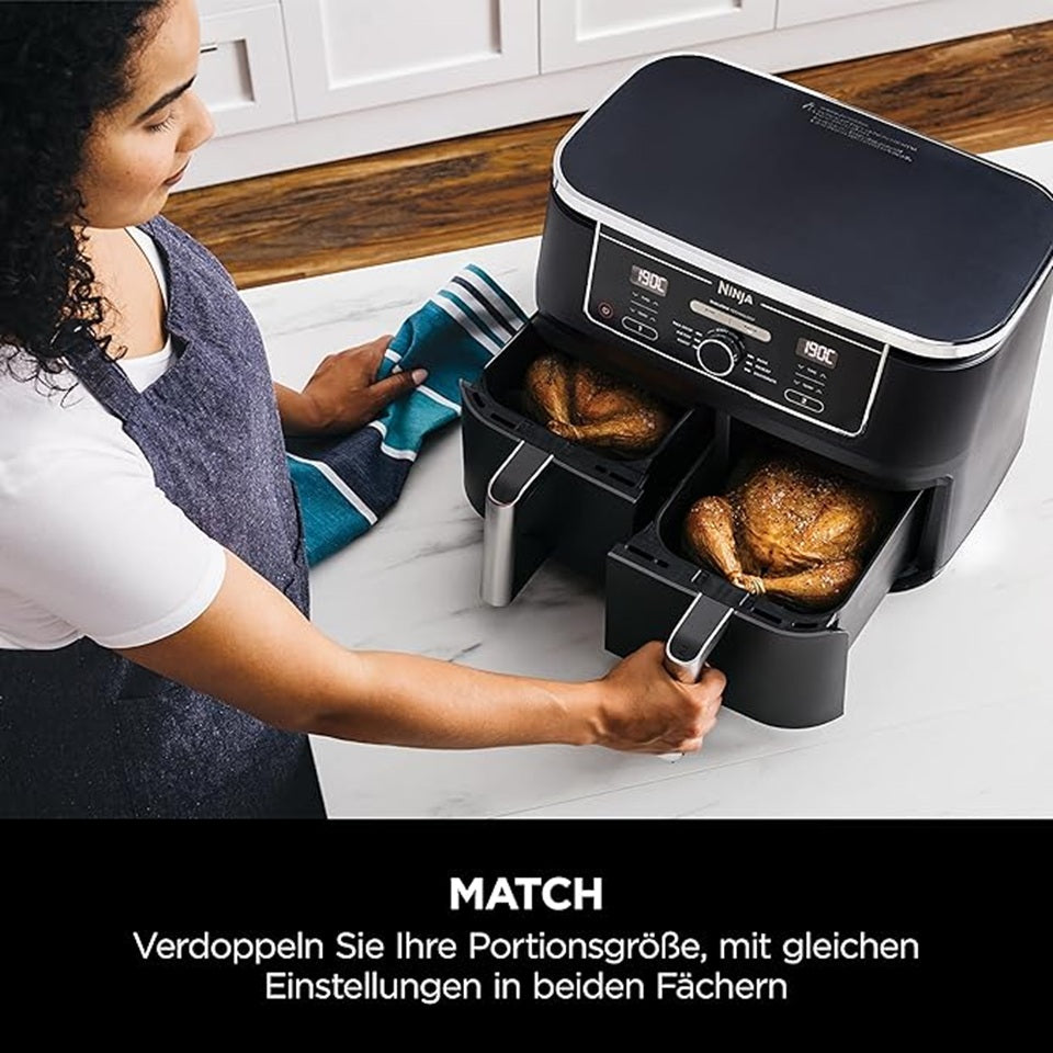 Ninja Foodi MAX Dual Zone Heißluftfritteuse, Schwarz, AF400EU - Bestartikel-Shop