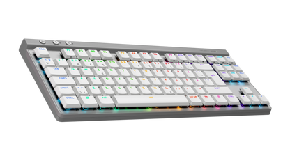 Logitech G515 LIGHTSPEED TKL Flache kabellose Gaming Tastatur – Nordic, Weiß - Bestartikel-Shop