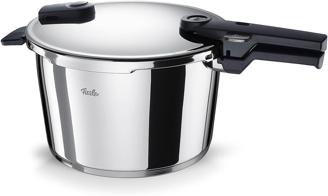 Fissler Vitaquick / Schnellkochtopf Edelstahl-Dampfkochtopf, 2-Garstufen, Made in Germany - Induktion, Silber