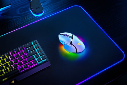 Razer Basilisk V3 Pro Kabellose Gaming Maus, 30K Sensor, HyperScroll, RGB, Weiss - Bestartikel-Shop