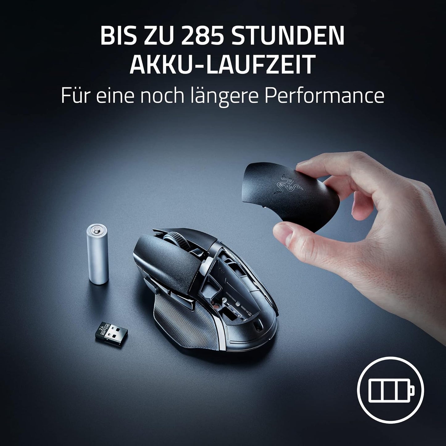 Razer Basilisk V3 X HyperSpeed - Kabellose Gaming-Maus