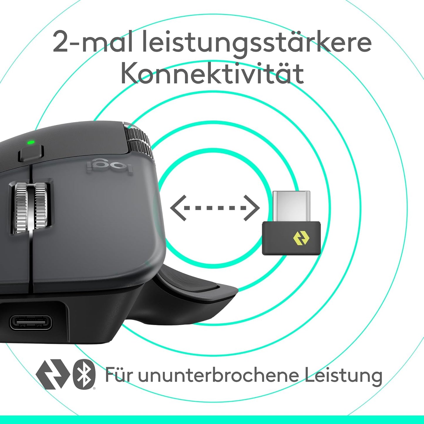 Logitech MX Master 4 Kabellose Maus, USB-C Laden, Bluetooth für Windows & macOS - Bestartikel-Shop