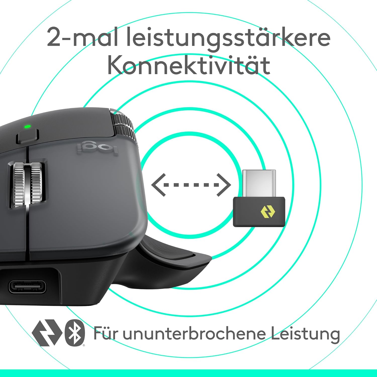 Logitech MX Master 4 Kabellose Maus, USB-C Laden, Bluetooth für Windows & macOS - Bestartikel-Shop