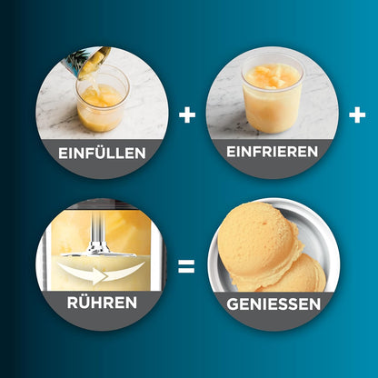 Ninja CREAMi Eismaschine & Dessertmaschine mit 2 Behältern, 7 Programmen, NC302EU