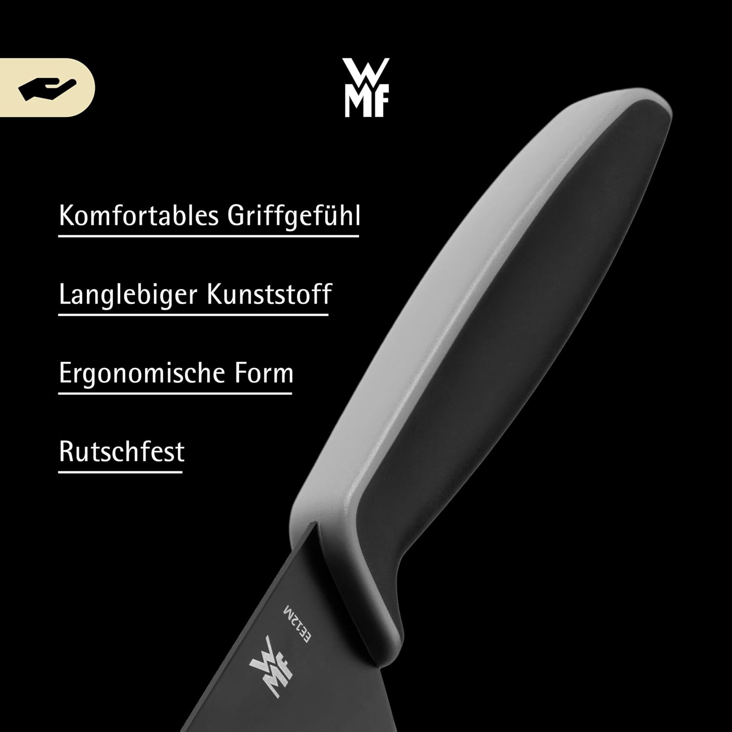 WMF Touch Messerset 2-teilig, bestehend aus Kochmesser und Gemüsemesser – Antihaft, Scharf, Ergonomisch, Schwarz - Bestartikel-Shop