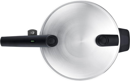 Fissler Vitaquick Premium / Schnellkochtopf-Set, 2-teilig Ø 22 cm (1 Schnellkochtopf 4,5 L, 1 Schnellbratpfanne 2,5 L) – Induktion, Silber