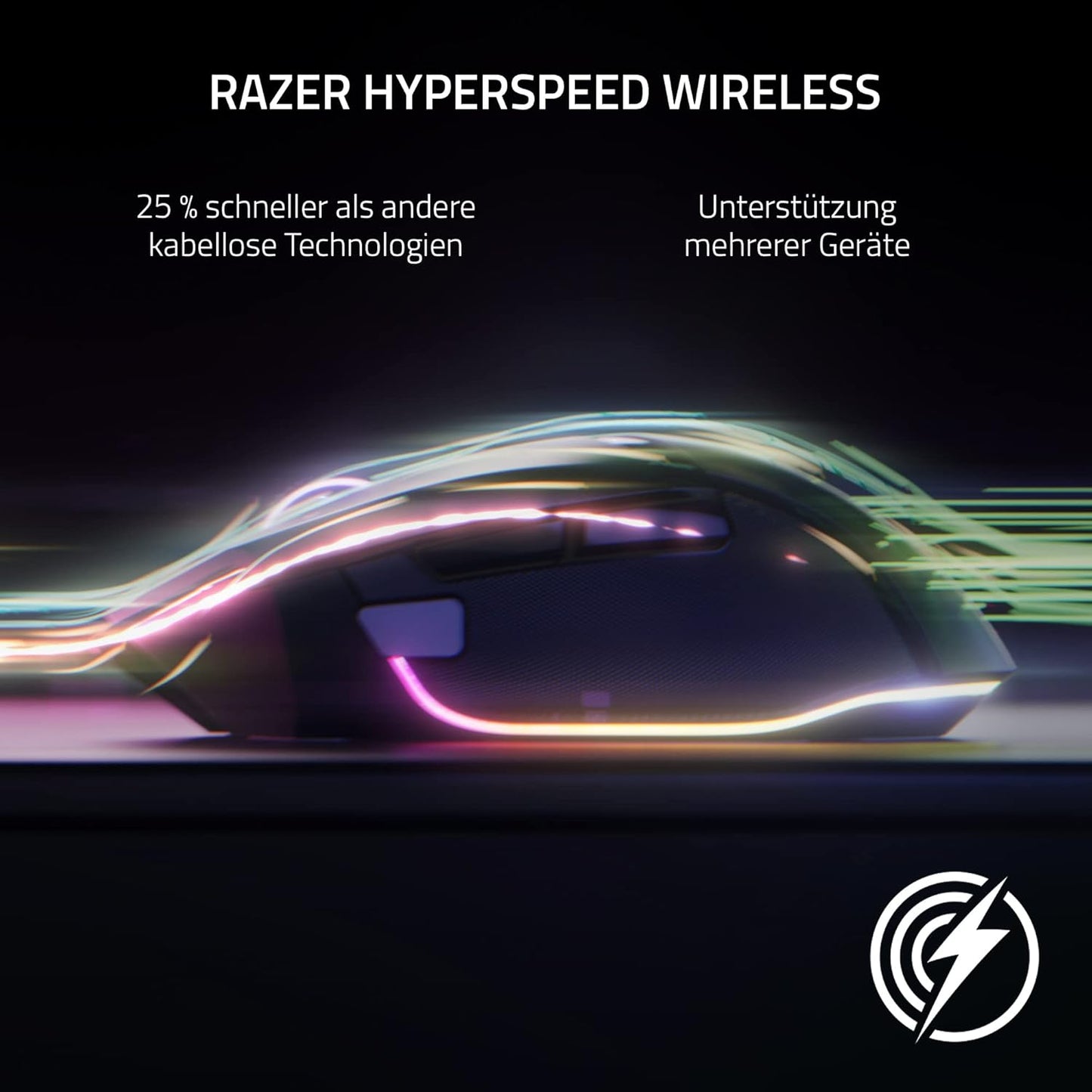 Razer Basilisk V3 Pro Kabellose Gaming Maus, 30K Sensor, HyperScroll, RGB, schwarz - Bestartikel-Shop