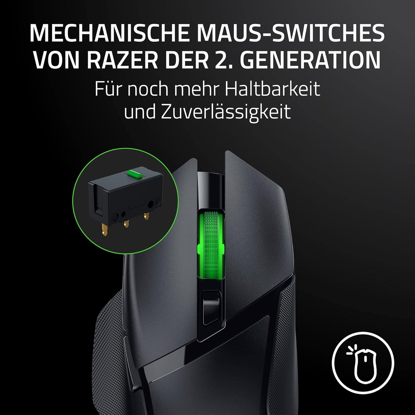 Razer Basilisk V3 X HyperSpeed - Kabellose Gaming-Maus