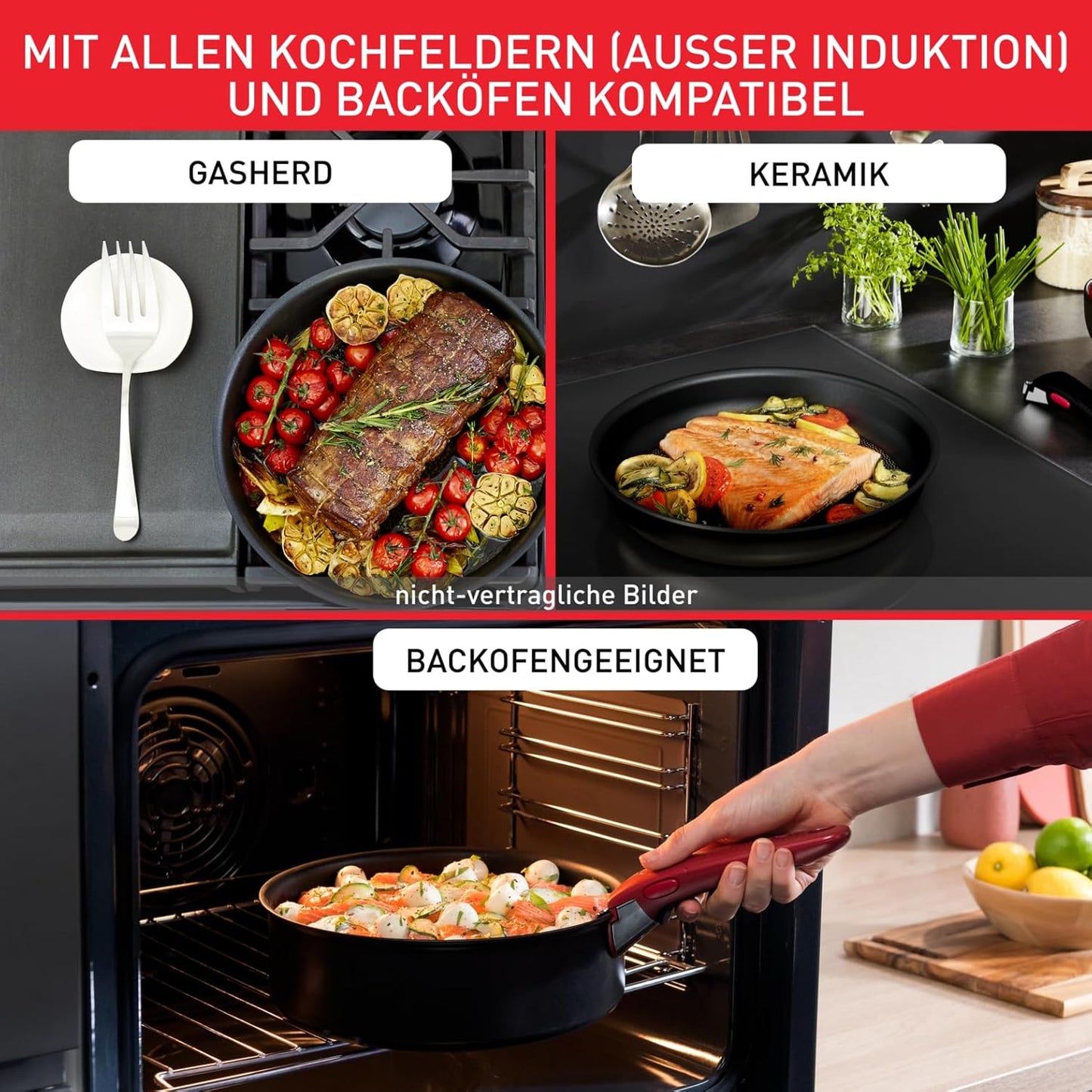 Tefal Ingenio Easy On 20-teiliges Topf- und Pfannenset mit abnehmbarem Griff (L15994) - Bestartikel-Shop