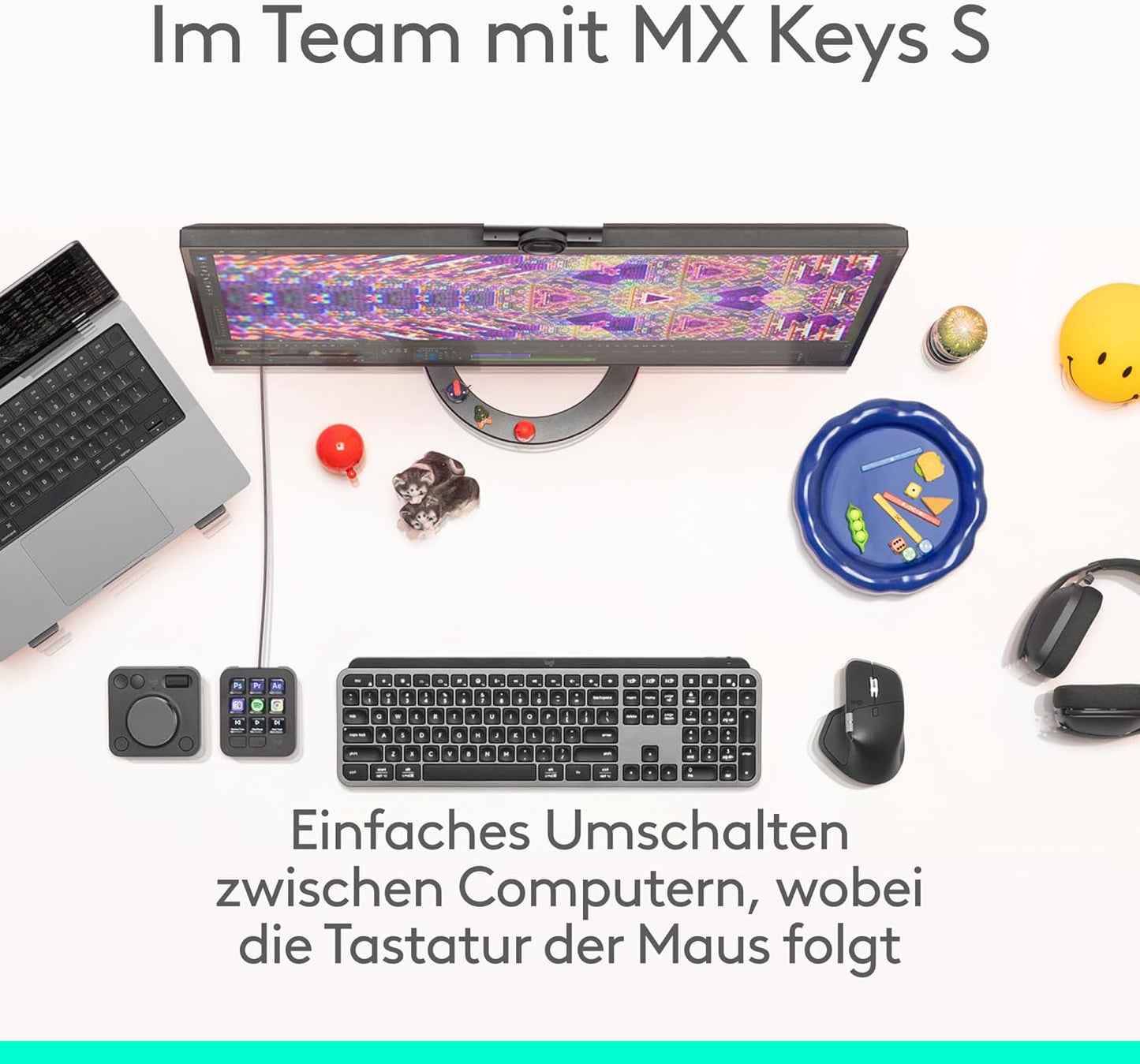 Logitech MX Master 4 Kabellose Maus, USB-C Laden, Bluetooth für Windows & macOS - Bestartikel-Shop