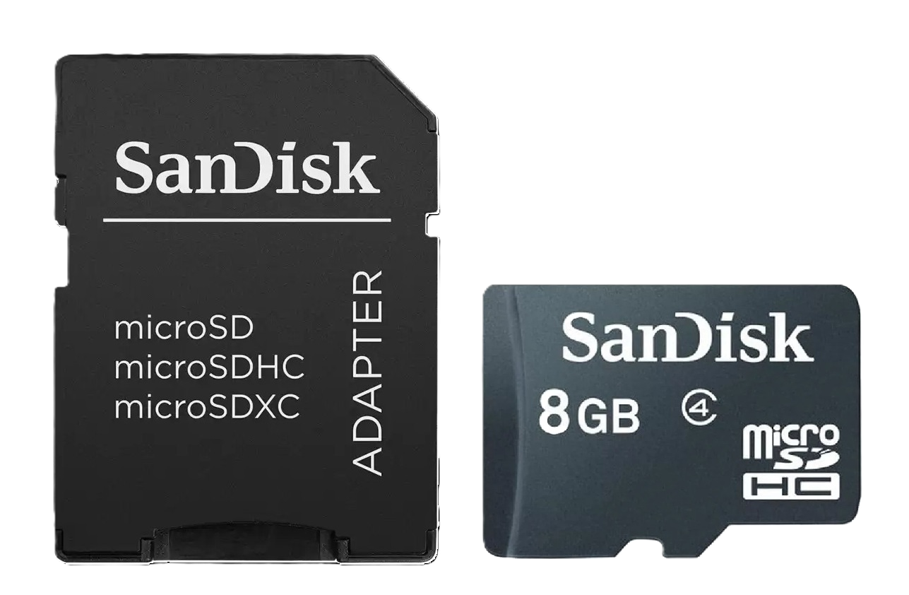 SanDisk microSDHC Speicherkarte, 8 GB, Klasse 4