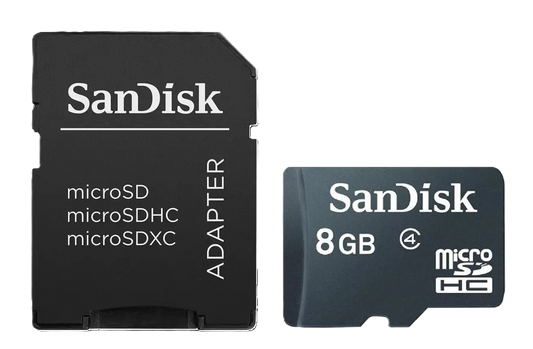 SanDisk microSDHC Speicherkarte, 8 GB, Klasse 4