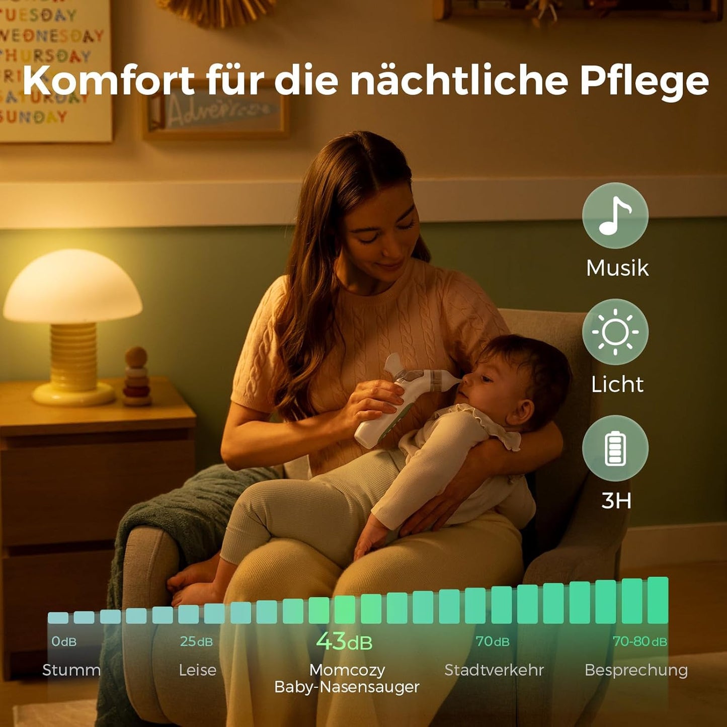 Momcozy BreezyClear™ 2-in-1 Elektrischer Nasensauger mit Sprüh- und Saugfunktion - Bestartikel-Shop