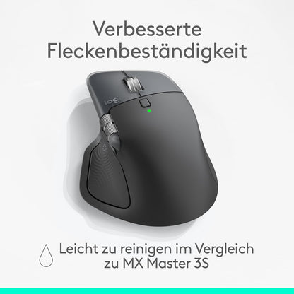 Logitech MX Master 4 Kabellose Maus, USB-C Laden, Bluetooth für Windows & macOS - Bestartikel-Shop