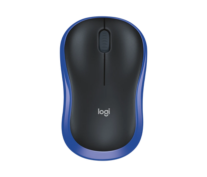 Logitech M185 Kabellose Maus 2,4 GHz mit USB Nano Empfänger 1000 DPI Maus, Blau - Bestartikel-Shop