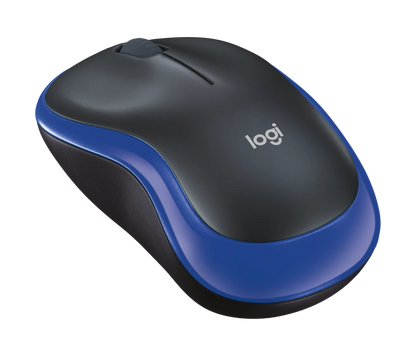 Logitech M185 Kabellose Maus 2,4 GHz mit USB Nano Empfänger 1000 DPI Maus, Blau - Bestartikel-Shop