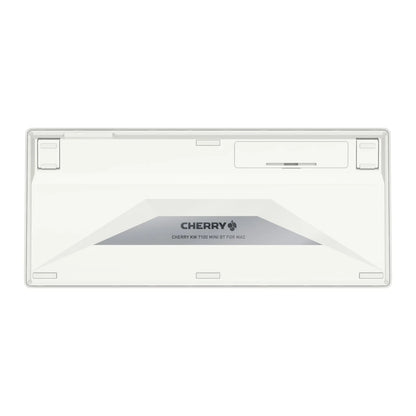 CHERRY KW 7100 MINI BT FOR MAC, Kompakte Mac-Tastatur mit 3 Bluetooth-Kanälen, Deutsches Layout (QWERTZ), Kabelloses Multi-Device-Keyboard, Moonlight White