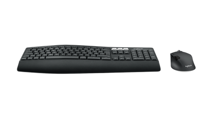 Logitech MK850 Kabellose Tastatur DE QWERTZ Bluetooth & 2.4 GHz mit Komfort-Handballenauflage