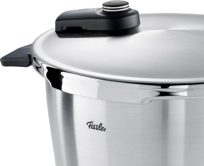 Fissler Vitaquick Premium / Schnellkochtopf (10 L, Ø 26 cm) Edelstahl-Dampfkochtopf, 2-Garstufen, Made in Germany – Induktion