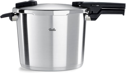 Fissler Vitaquick Premium / Schnellkochtopf (10 L, Ø 26 cm) Edelstahl-Dampfkochtopf, 2-Garstufen, Made in Germany – Induktion