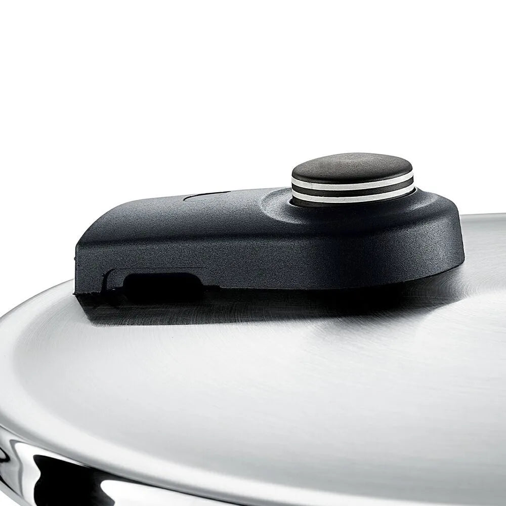 Fissler Vitaquick / Schnellkochtopf Edelstahl-Dampfkochtopf, 2-Garstufen, Induktion, 3,5l, 4,5l, 6l Silber