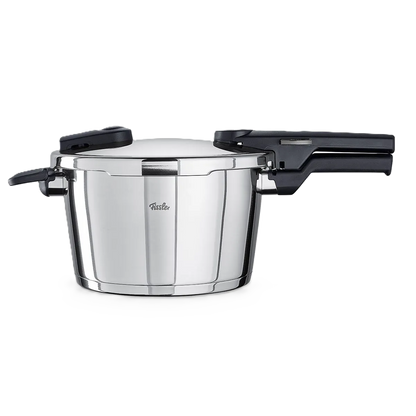 Fissler Vitaquick / Schnellkochtopf Edelstahl-Dampfkochtopf, 2-Garstufen, Induktion, 3,5l, 4,5l, 6l Silber