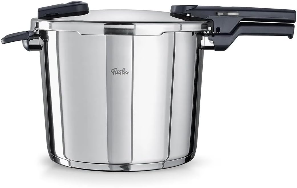 Fissler Vitaquick / Schnellkochtopf Edelstahl-Dampfkochtopf, 2-Garstufen, Made in Germany - Induktion, Silber
