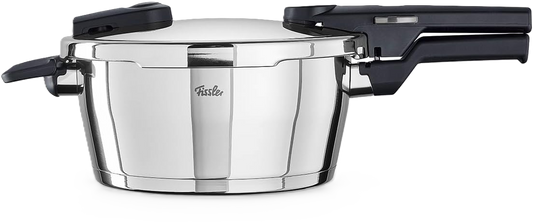 Fissler Vitaquick / Schnellkochtopf Edelstahl-Dampfkochtopf, 2-Garstufen, Induktion, 3,5l, 4,5l, 6l Silber