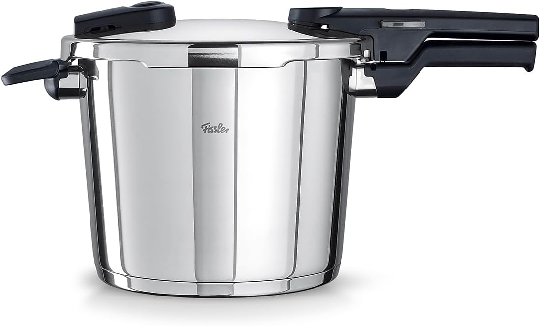 Fissler Vitaquick / Schnellkochtopf Edelstahl-Dampfkochtopf, 2-Garstufen, Made in Germany - Induktion, Silber