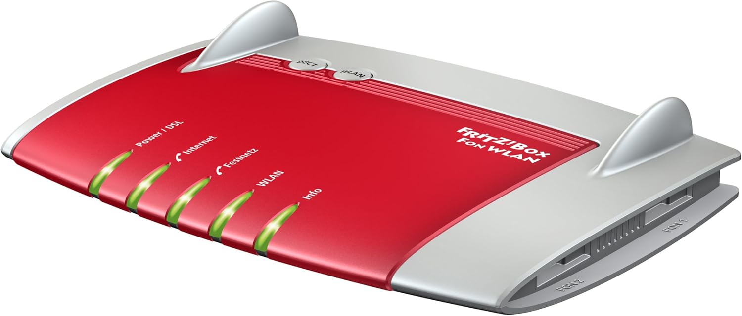 AVM FRITZ!Box 7390 Wlan Router (VDSL/ADSL, 300 Mbit/s, DECT-Basis, Media Server)