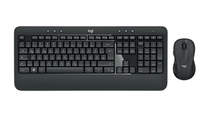 LOGITECH MK545 Advanced, Tastatur & Maus Set, kabellos, Schwarz