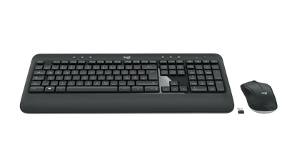 Logitech MK540 Advanced Kabellose Tastatur & Maus Combo, 2,4 GHz Unifying USB, QWERTZ, Schwarz