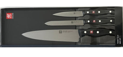 Zwilling Twin Pollux Messer-Set 3-teilig Küchenhelfer, schwarz (30751-300)