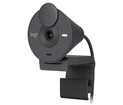 Logitech Brio 300 Full HD-Webcam, Sichtschutz, Mikrofon mit Rauschunterdrückung