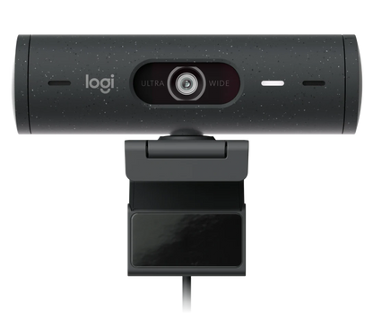 Logitech Brio 500 Full HD Webcam mit Zeigemodus, Auto-Lichtkorrektur & Doppelmikrofon, Graphit